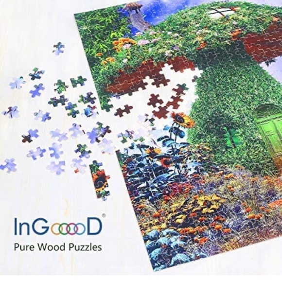 🆕 Ingooood- Jigsaw Puzzles 1000 Pieces for Adult- Fantasy Series-Mushroom House - Picture 8 of 8
